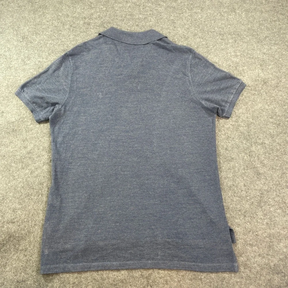 Polo Ralph Lauren Mens Polo Shirt XL Blue Heather Short Sleeve Custom Fit